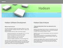 Tablet Screenshot of hadean.co.uk